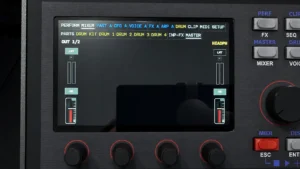 MD850 MASTER page with the output limiter engaged_ergebnis